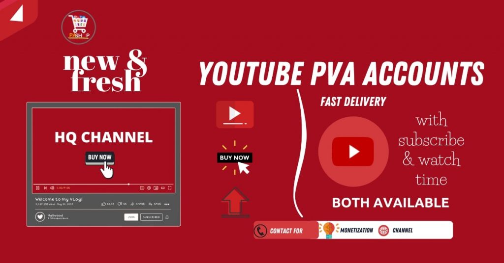 buy youtube accounts