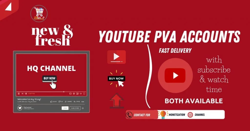 buy youtube accounts
