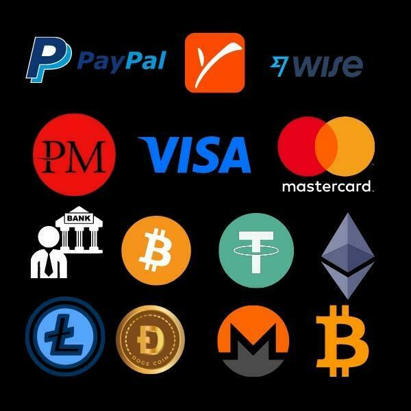 payment methods of pureaccountshop.com